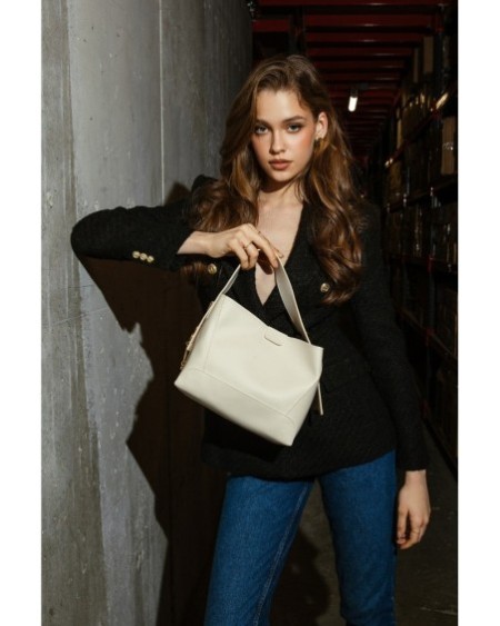 Bolso de hombro Dorina Crema 925 Lucky Bees 671LKB1505