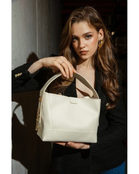 Bolso de hombro Dorina Crema 925 Lucky Bees 671LKB1505