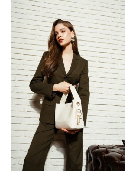 Bolso de hombro Dorina Crema 925 Lucky Bees 671LKB1505